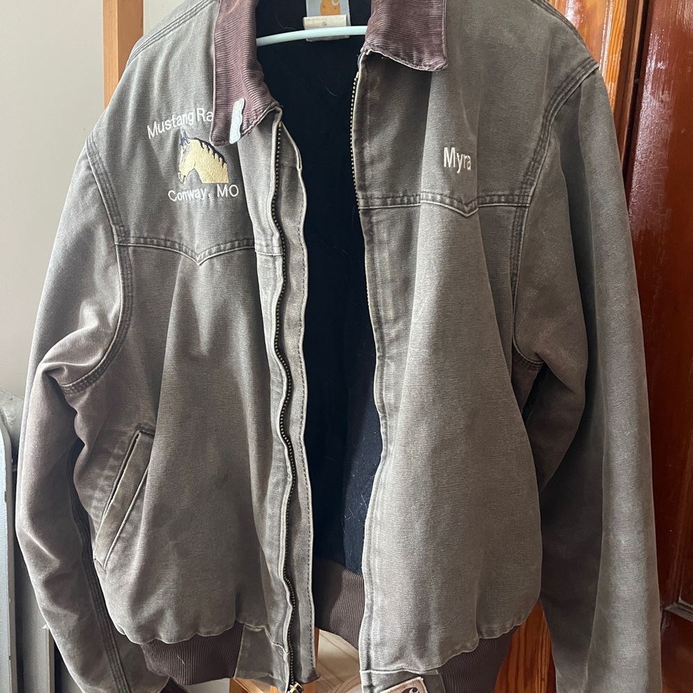 Carhartt Men's Brown Bomber Jacket